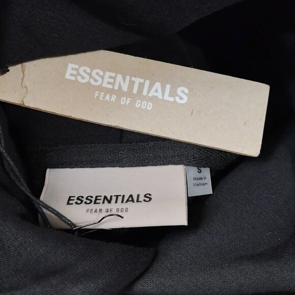 Fear of God Essentials Hoodie Black - Picture 9 of 9